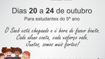 Escolas municipais de Piraju participam da avaliação do SAEB