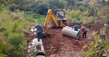 Obra de escoamento de água pluvial soluciona problema de décadas.