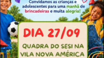Prefeitura de Piraju realiza “Domingo na Praça” na Vila Nova América