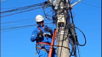 Operação de reordenamento de fios em Piraju