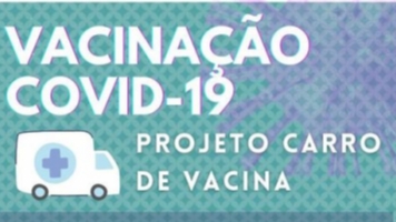 Carro de Vacina pela região do Posto de Saúde São Pedro