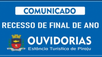Recesso de Fim de Ano da Ouvidoria Geral do Município