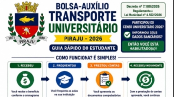 Universitário fique atento a prestação de contas do Bolsa-Auxílio Transporte