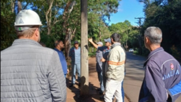 Encontro alinha forma para remoção de árvore com risco de queda.