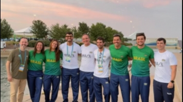 A Seleção Brasileira de Canoagem Slalom em Oklahoma City