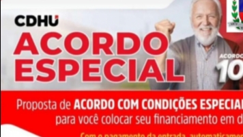 Atenção mutuários da CDHU