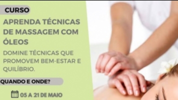 Curso: Aprenda Técnicas de massagem com óleos