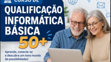 Curso gratuito de Informática Básica voltado ao público 50+