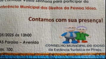 Terceira Conferência Municipal dos Direitos da Pessoa Idosa